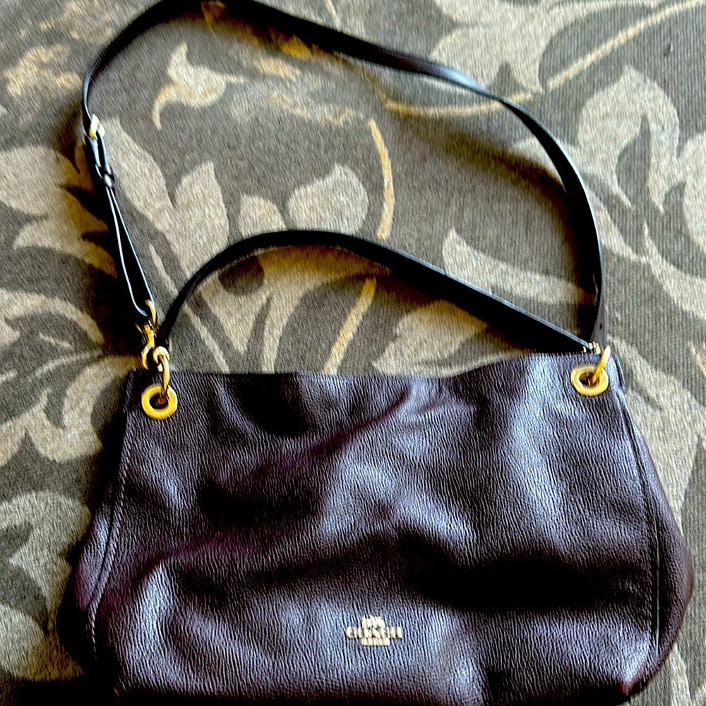 Coach burgundy handbag # H1331-24947